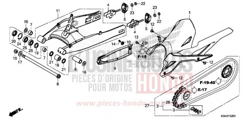 BRAS OSCILLANT CBF300NAJ de 2018